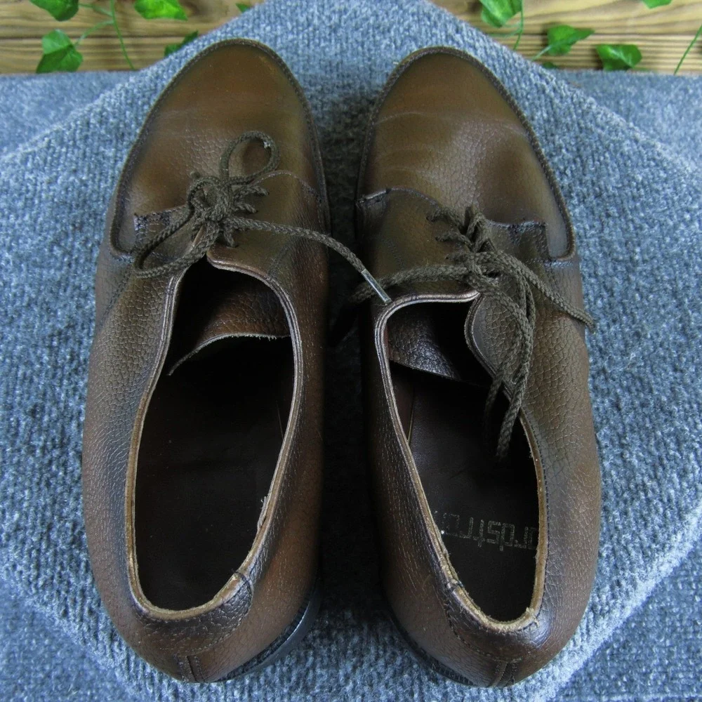 Nordstrom Men 11.5 D‎ Brown Leather Lace Up Casual Dress Shoes Comfort Sole